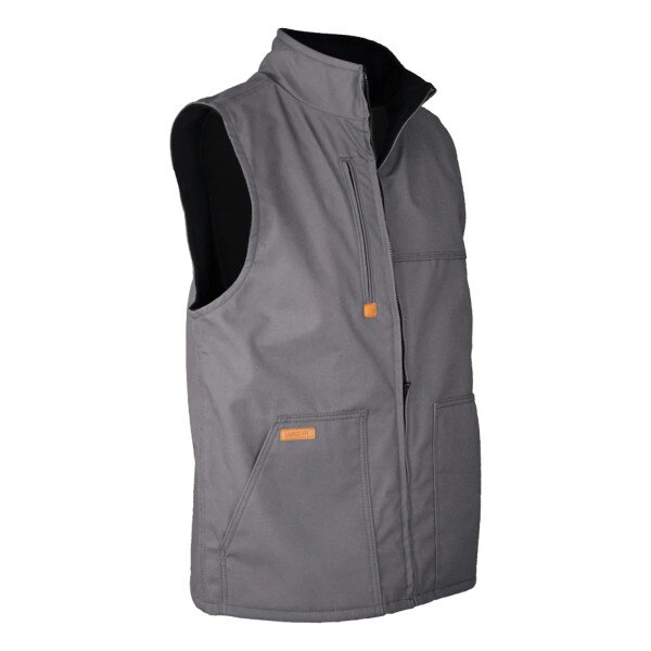 LAPCO FR Fleece Lined Vest with Windshield Technology in Gray